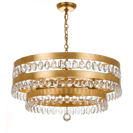 A large image of the Crystorama Lighting Group 6108 Antique Gold