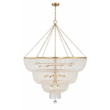 A large image of the Crystorama Lighting Group 618 Antique Gold