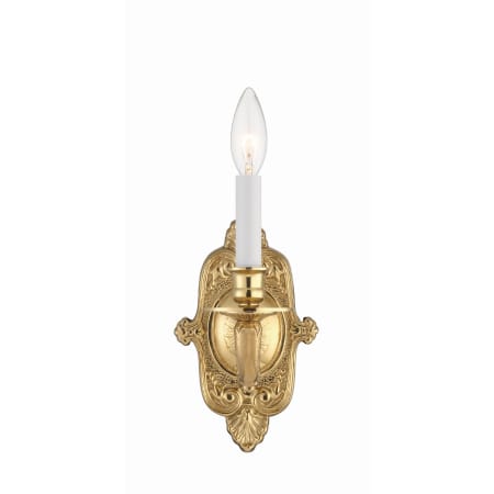 A large image of the Crystorama Lighting Group 641 Polished Brass