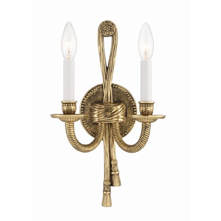 A large image of the Crystorama Lighting Group 650 Olde Brass