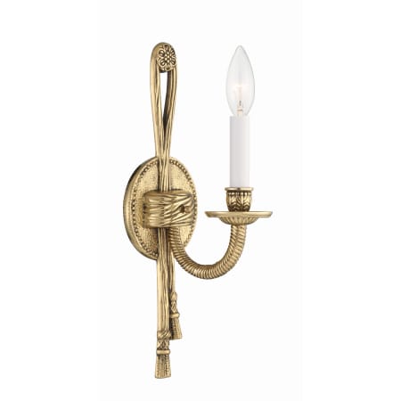 A large image of the Crystorama Lighting Group 651 Olde Brass