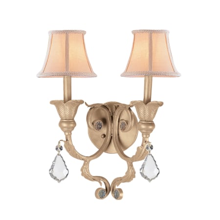A large image of the Crystorama Lighting Group 6602 Champagne / Hand Cut