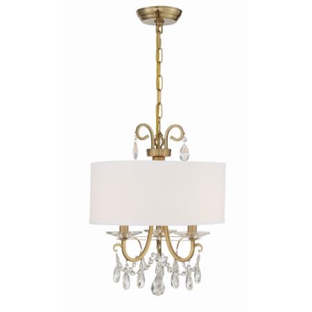 A large image of the Crystorama Lighting Group 6623-CL-MWP Vibrant Gold