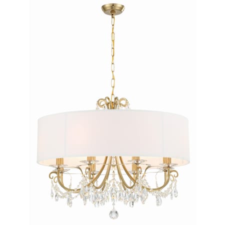 A large image of the Crystorama Lighting Group 6628-CL-MWP Vibrant Gold
