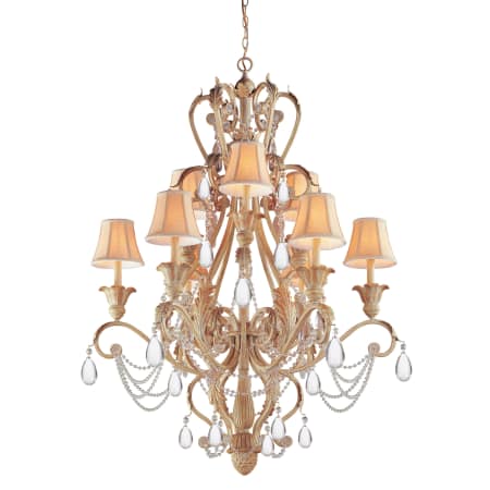 A large image of the Crystorama Lighting Group 6709 Champagne