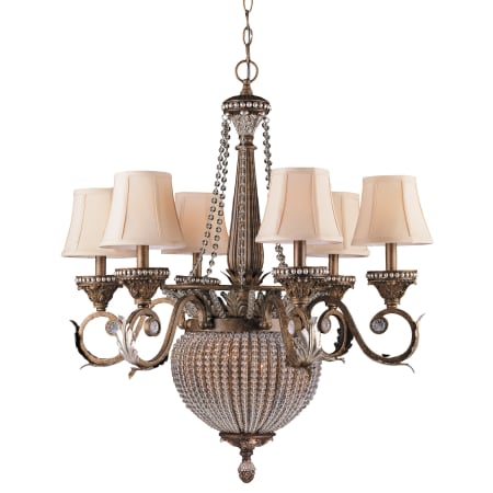A large image of the Crystorama Lighting Group 6726 Weathered Patina