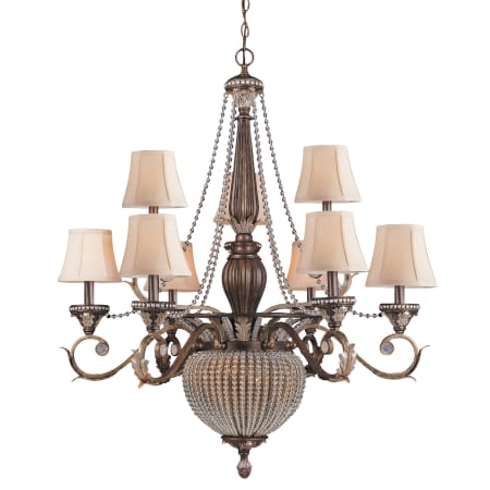 A large image of the Crystorama Lighting Group 6729 Weathered Patina