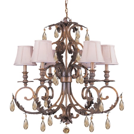 A large image of the Crystorama Lighting Group 6906-GTS Florentine Bronze