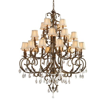 A large image of the Crystorama Lighting Group 6907-CL-S Florentine Bronze