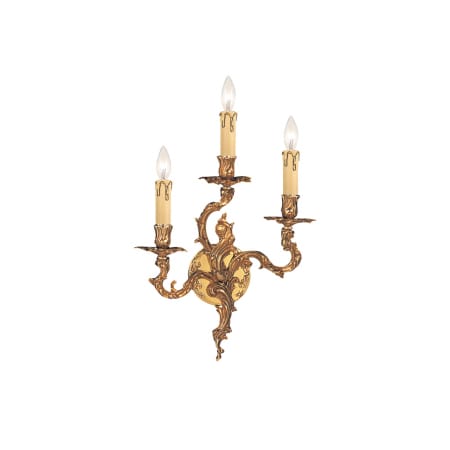 A large image of the Crystorama Lighting Group 703 Olde Brass