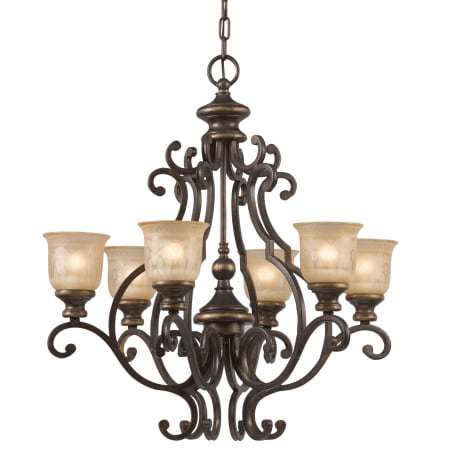 A large image of the Crystorama Lighting Group 7416 Bronze Umber