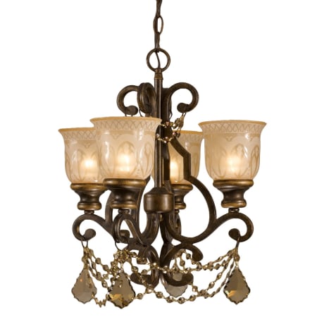 A large image of the Crystorama Lighting Group 7504-GTS Bronze Umber