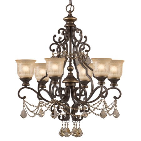 A large image of the Crystorama Lighting Group 7516-GTS Bronze Umber