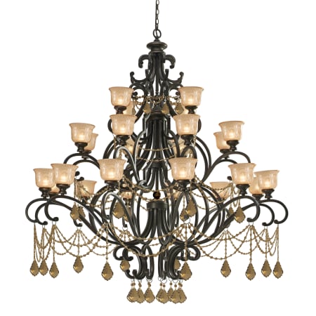 A large image of the Crystorama Lighting Group 7518-GT-MWP Bronze Umber