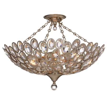 A large image of the Crystorama Lighting Group 7587_CEILING Distressed Twilight