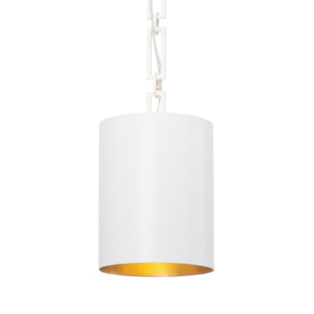 A large image of the Crystorama Lighting Group 8680 Matte White / Antique Gold