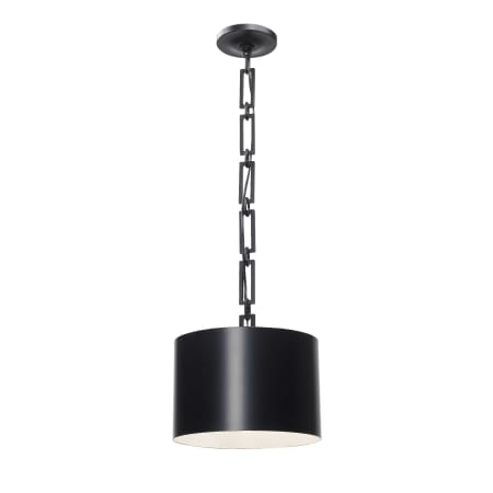 A large image of the Crystorama Lighting Group 8683 Matte Black / White
