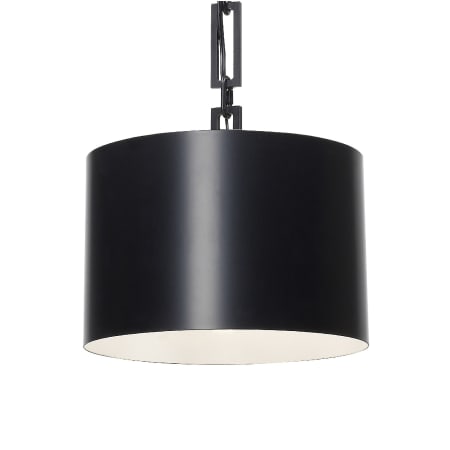 A large image of the Crystorama Lighting Group 8683 Matte Black / White