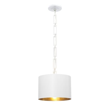 A large image of the Crystorama Lighting Group 8683 Matte White / Antique Gold