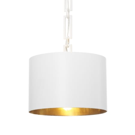 A large image of the Crystorama Lighting Group 8683 Matte White / Antique Gold