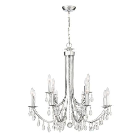 A large image of the Crystorama Lighting Group 8829-CL-MWP Polished Chrome