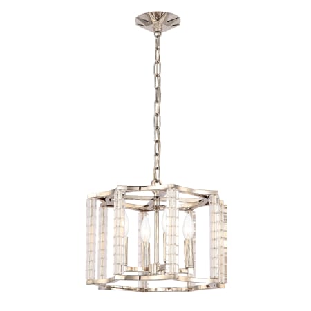 A large image of the Crystorama Lighting Group 8854 Polished Nickel