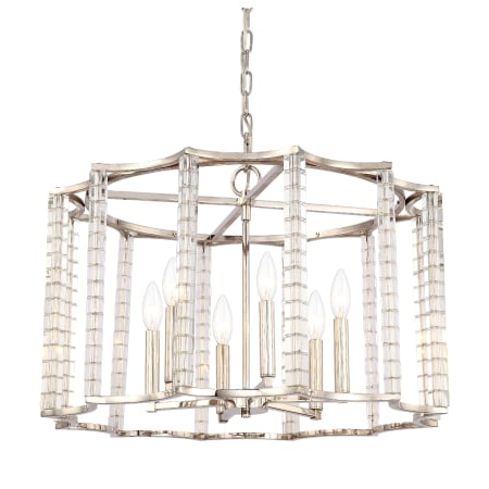 A large image of the Crystorama Lighting Group 8856 Polished Nickel