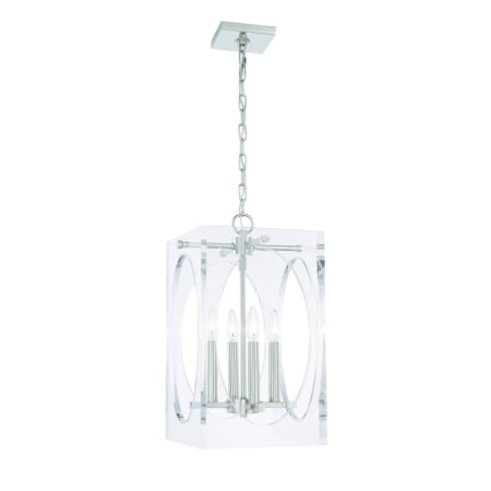 A large image of the Crystorama Lighting Group 8874 Polished Nickel