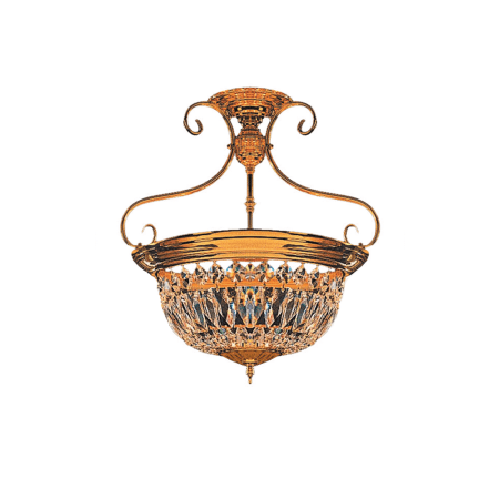 A large image of the Crystorama Lighting Group 89-CL-MWP Polished Brass