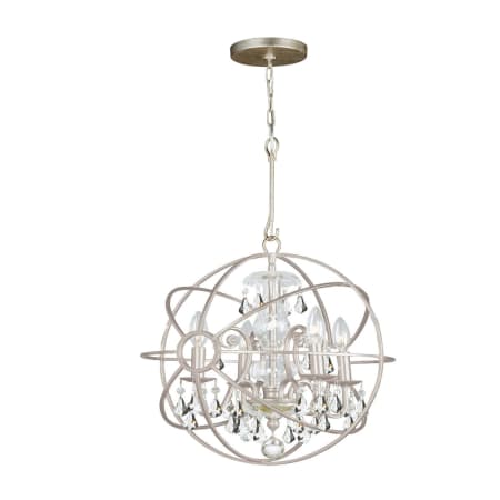 A large image of the Crystorama Lighting Group 9025-CL-S Olde Silver