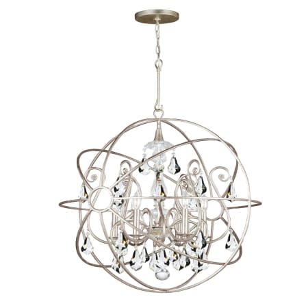 A large image of the Crystorama Lighting Group 9026-CL-S Olde Silver