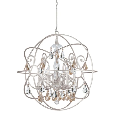 A large image of the Crystorama Lighting Group 9028-GS-MWP Olde Silver