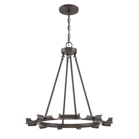 A large image of the Crystorama Lighting Group 9045 Charcoal Bronze