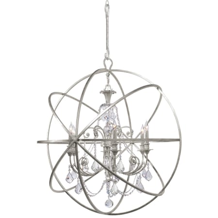 A large image of the Crystorama Lighting Group 9219-CL-MWP Olde Silver