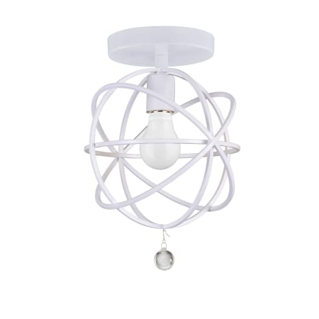 A large image of the Crystorama Lighting Group 9220_CEILING Wet White