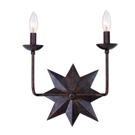 A large image of the Crystorama Lighting Group 9232 English Bronze