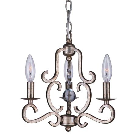 A large image of the Crystorama Lighting Group 9347 Olde Silver