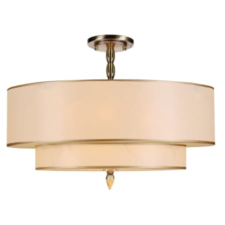 A large image of the Crystorama Lighting Group 9507_CEILING Antique Brass