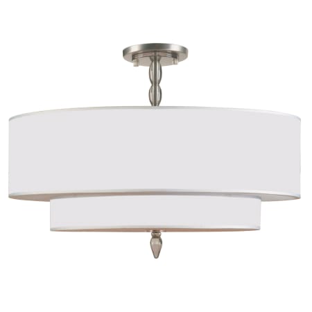 A large image of the Crystorama Lighting Group 9507_CEILING Satin Nickel