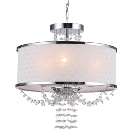 A large image of the Crystorama Lighting Group 9804 Polished Chrome