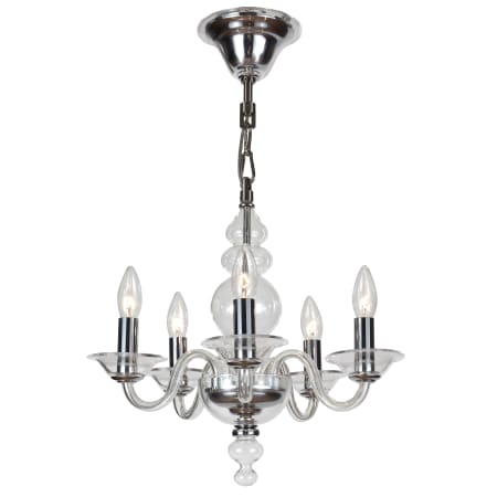 A large image of the Crystorama Lighting Group 9845-CL Crystorama Lighting Group 9845-CL