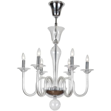 A large image of the Crystorama Lighting Group 9906-CL Polished Chrome