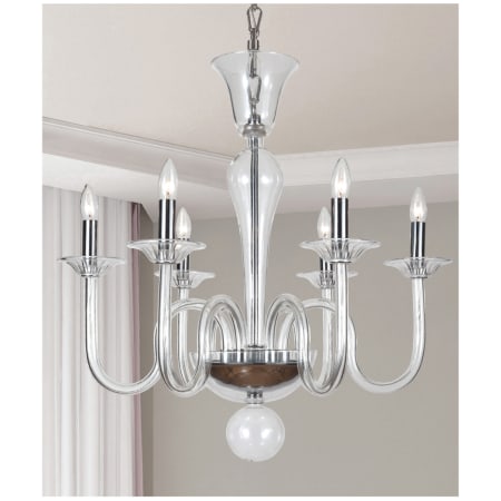 A large image of the Crystorama Lighting Group 9906-CL Crystorama Lighting Group 9906-CL