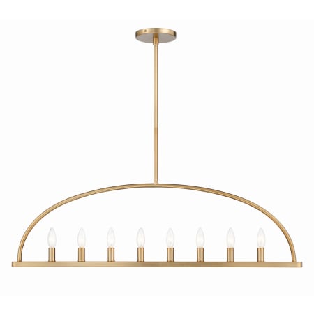 A large image of the Crystorama Lighting Group ABB-3007 Vibrant Gold