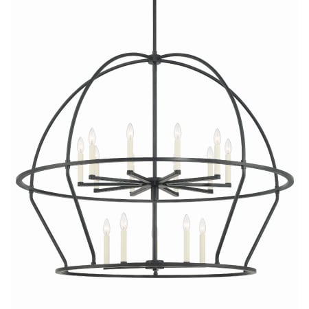 A large image of the Crystorama Lighting Group ABB-3029 Black