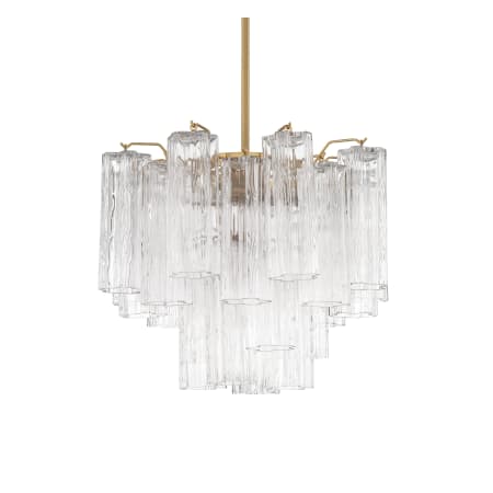 A large image of the Crystorama Lighting Group ADD-300-CL Aged Brass