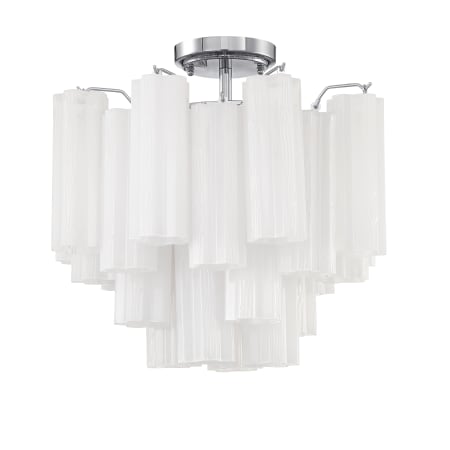 A large image of the Crystorama Lighting Group ADD-300-WH_CEILING Polished Chrome