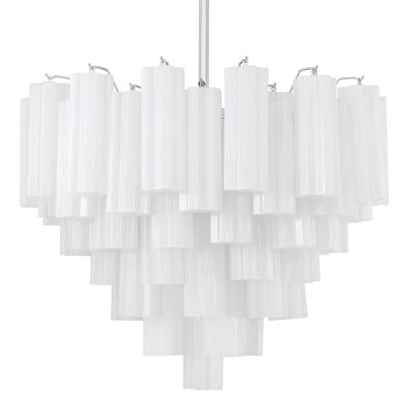 A large image of the Crystorama Lighting Group ADD-312-WH Polished Chrome