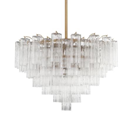 A large image of the Crystorama Lighting Group ADD-316-CL Aged Brass