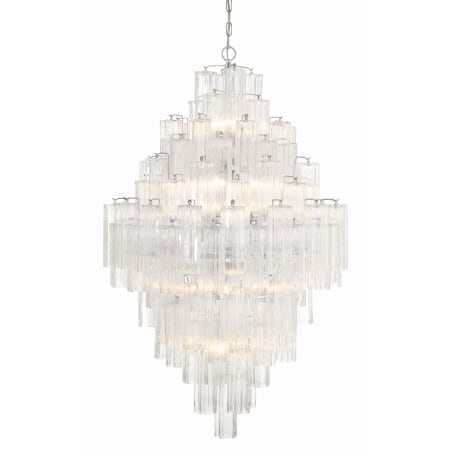 A large image of the Crystorama Lighting Group ADD-319-CL Polished Chrome